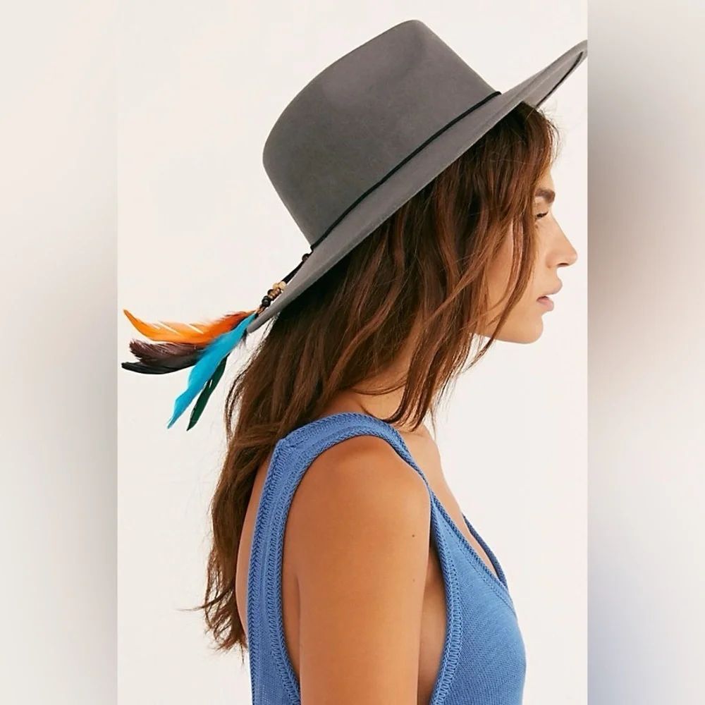 NEW FREE PEOPLE MARLOW FELT HAT
